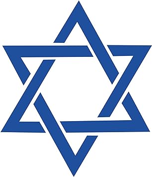 Sticker Aufkleber David Stern Israel IDF Davidstern Wappen 5x5cm #A059:  Amazon.de: Auto