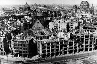 Das zerstörte Berlin bei Kriegsende 1945.