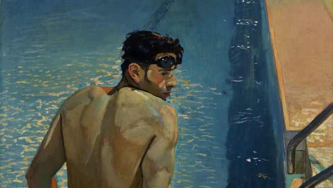 Passt zum Ort: Susanne Hay, „Swimming Pool II“, 1996, Öl auf Leinwand