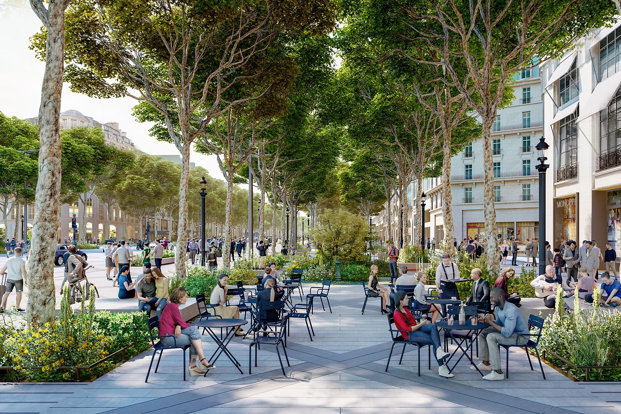 Champs-Elysees: Paris verwandelt Prachtstraße in „Garten“ - news.ORF.at